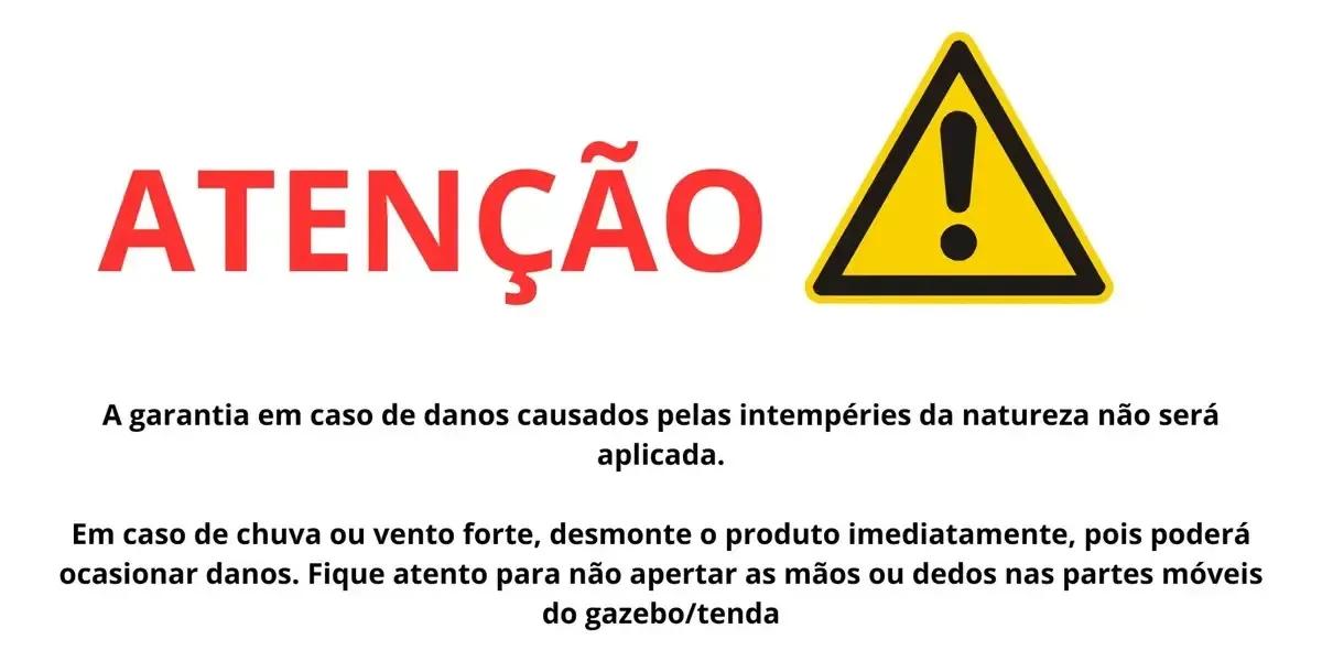 Tenda Gazebo Barraca Dobrável Sanfonada 3x3m Marqs Home Standard Preto com Proteção UV e Impermeável