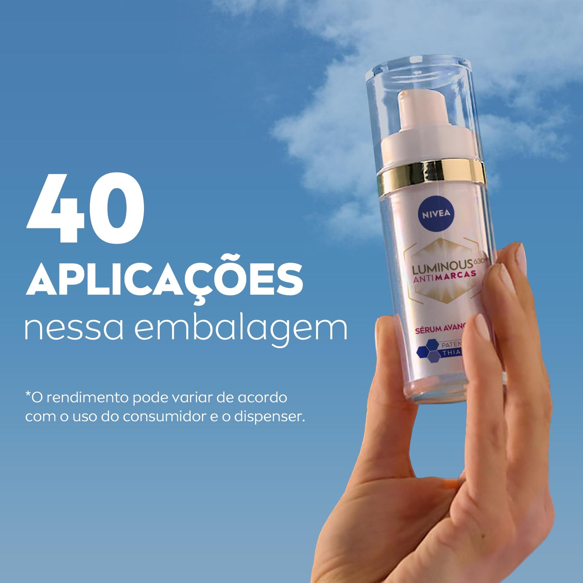 Sérum Facial Nivea Luminous 630, Antimarcas Escurecidas, 30ml