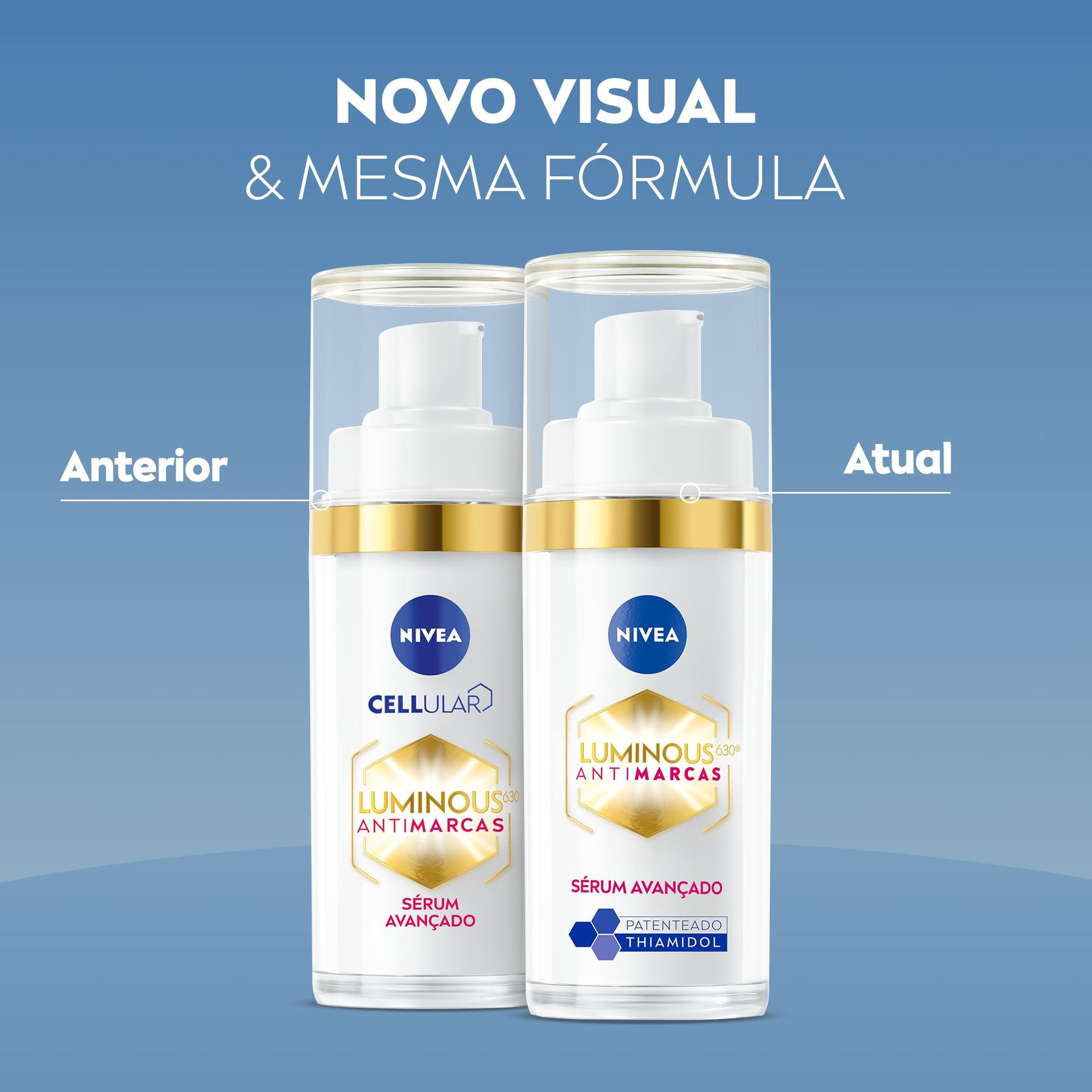 Sérum Facial Nivea Luminous 630, Antimarcas Escurecidas, 30ml