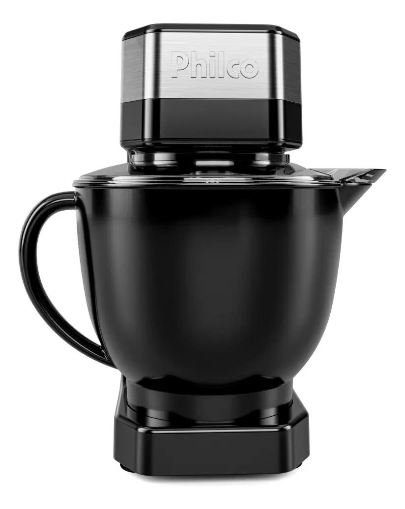 Batedeira Planetária Philco 900W 5L Preta 12 Velocidades Turbo PBP90A