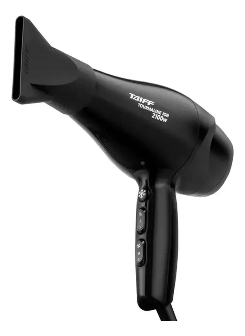 Secador De Cabelo Taiff Tourmaline 4 Temperaturas 2100w Cor Preto